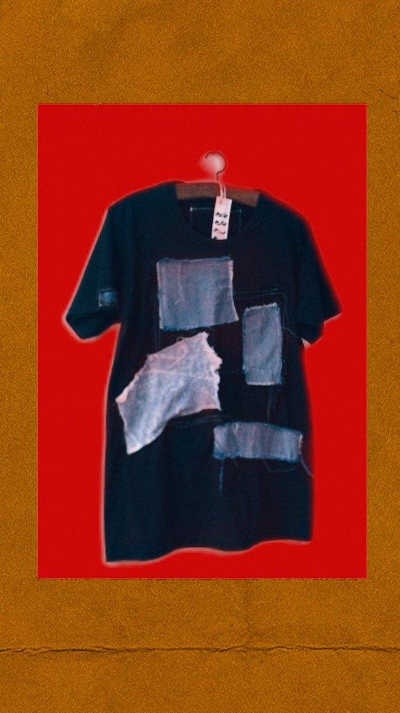 Camiseta Blue Jeans - Patchwork (INDISPONÍVEL)