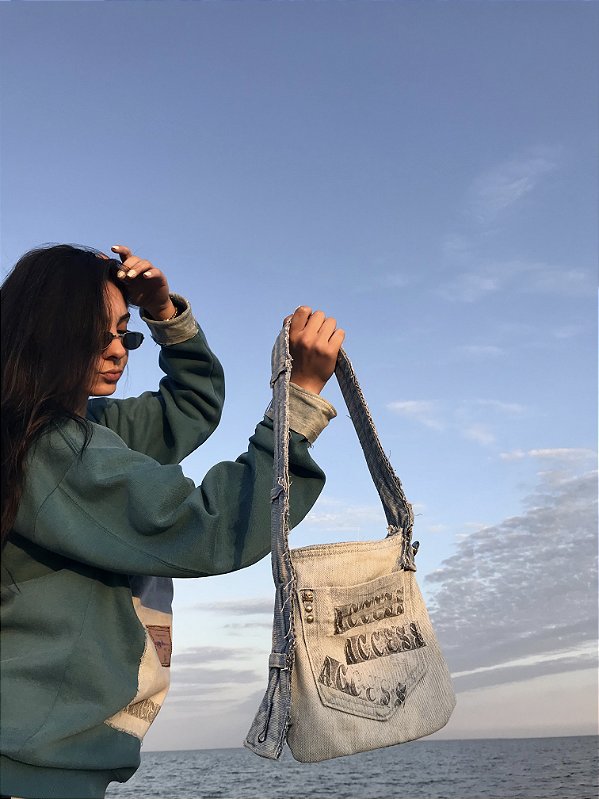 BAG DENIM CLEAN - UPCYCLING (INDISPONÍVEL)