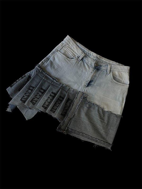 SAIA DENIM PLISSADA 001