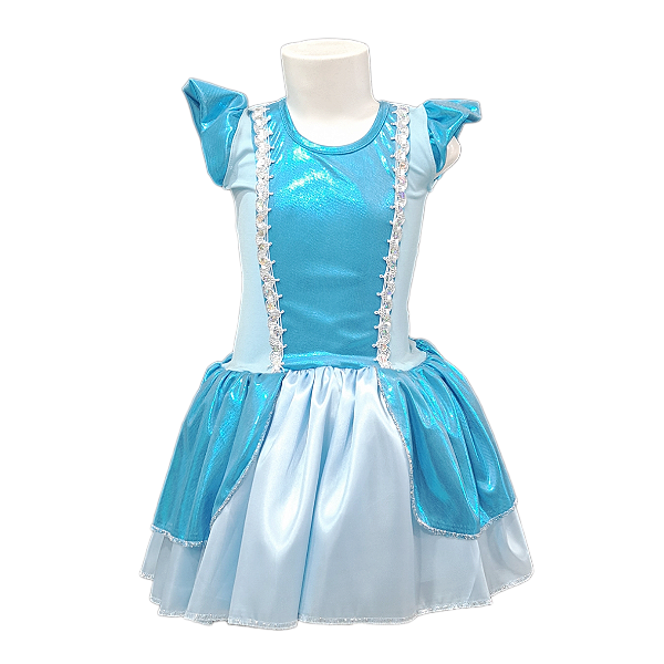 Fantasia infantil Princesa Azul