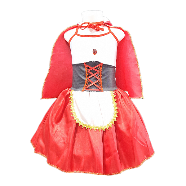 Fantasia Infantil Chapeuzinho Vermelho