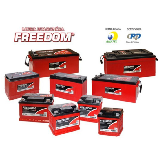 BATERIA ESTACIONÁRIA 12V 185AH FREEDOM – DF3000 - BRASPOWER