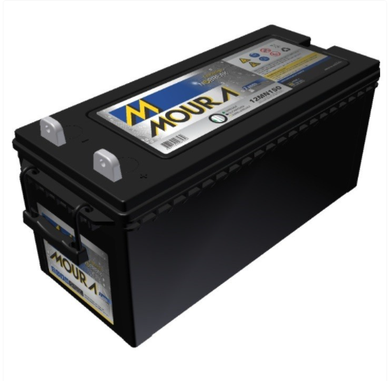 BATERIA ESTACIONÁRIA MOURA 12V 165AH  - 12MN2500