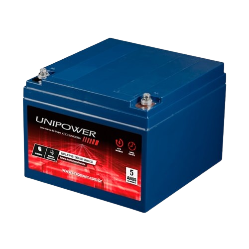 BATERIA DE LÍTIO 12V 30ah UNIPOWER - UPLFP1230