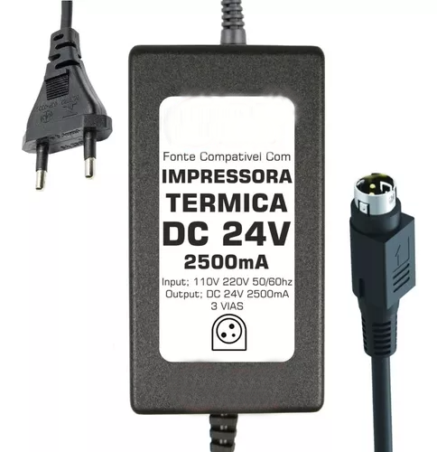 Fonte Epson Fs-180 24v P/ Impressora Térmica Elgin I9