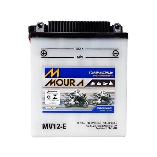Bateria Moura Moto 12Ah - MV12-E