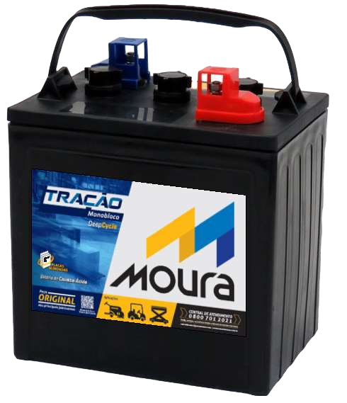 Bateria Tracionaria Moura 6ML225 6V 225Ah