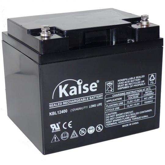 BATERIA SELADA 12v 40ah KAISE - VRLA AGM