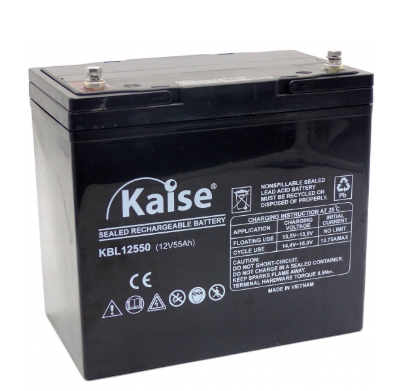 BATERIA SELADA 12V 55AH KAISE - VRLA AGM