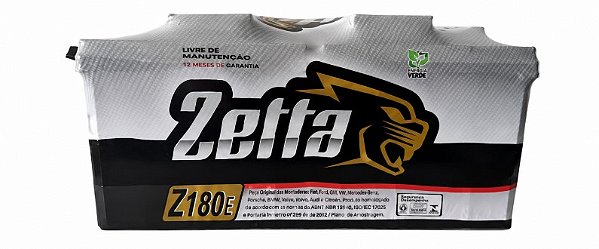 Bateria Automotiva Zetta Z180E 180Ah 12V Original Moura Polo Esquerdo