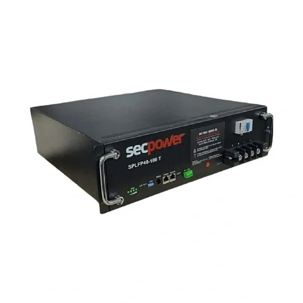 Bateria Lítio LiFePO4 SecPower 48V 100Ah 4,8kWh SPLFP 48-100 TE