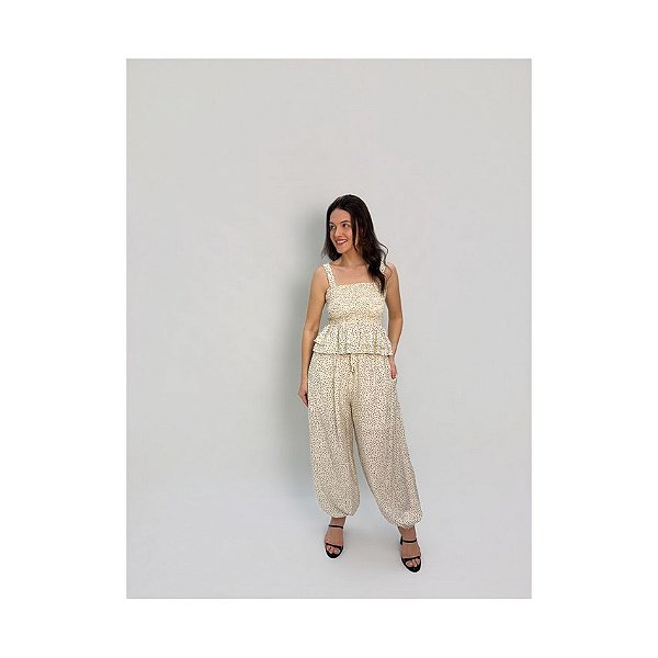 CALÇA POA ALADIN COM BOLSO E ELASTICO NO COS  CL7495-OFF-P
