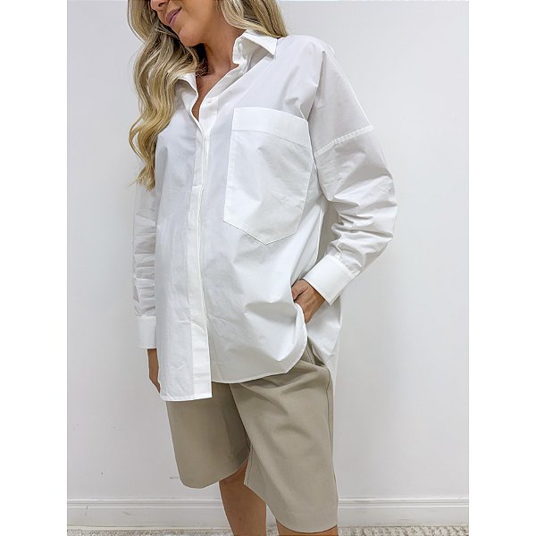 CAMISA AMPLA TRICOLINE MEMORY PREGAS