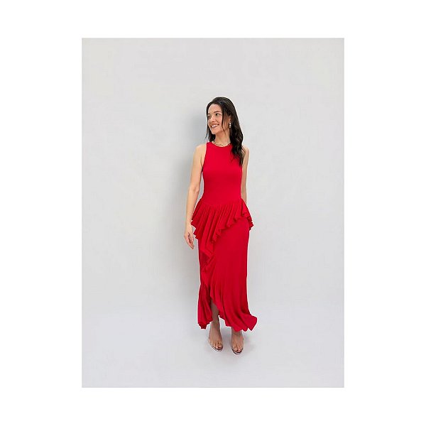 VESTIDO PEPLUM LISA