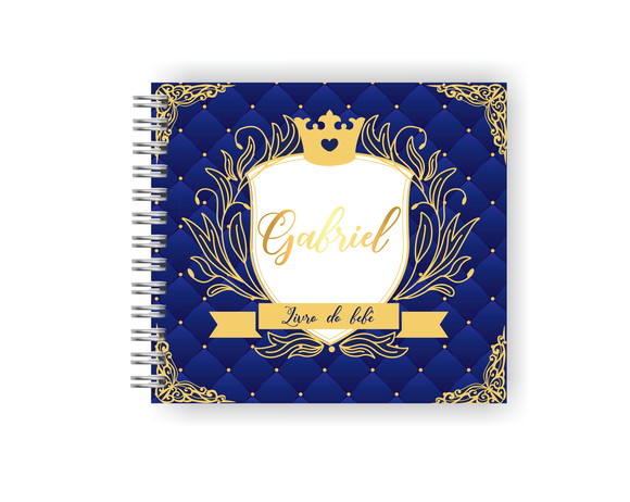 Livro do Bebê Personalizado | Realeza Menino