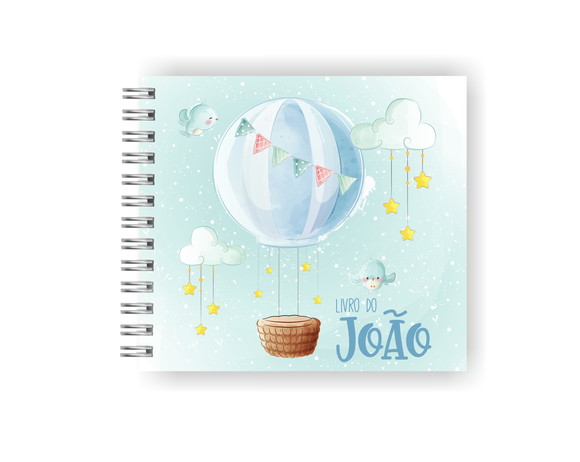Livro do Bebê Personalizado | Balão Menino