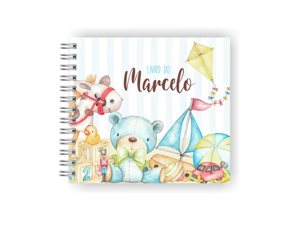 Livro do Bebê Personalizado | Brinquedos Menino