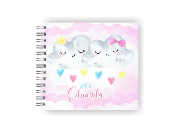 Livro da Bebê Personalizado | Chuva de Amor Menina