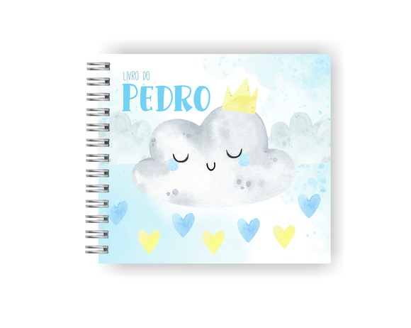 Livro do Bebê Personalizado | Chuva de Amor Menino