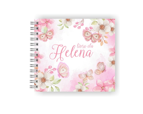 Livro da Bebê Personalizado | Jardim das Borboletas