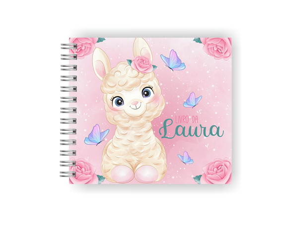 Livro da Bebê Personalizado | Lhama Menina