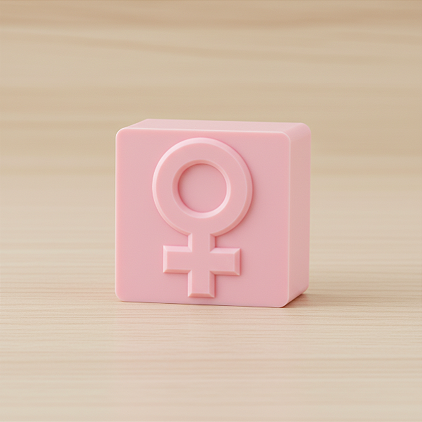 Modelador e Ejetor Para Modelar Doces, Massas e Brigadeiros | Símbolo Dia da Mulher