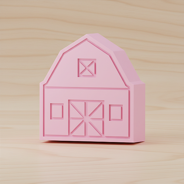 Modelador e Ejetor Para Modelar Doces, Massas e Brigadeiros | Fazendinha | Celeiro