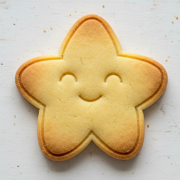 Cortador e Marcador para Biscoito, Pasta Americana, Bolacha, Massa | Estrela Sorrindo