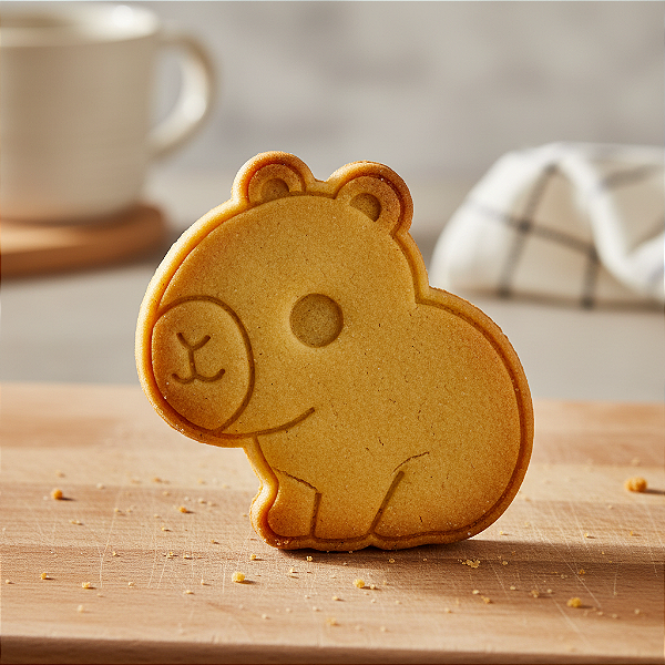 Cortador e Marcador para Biscoito, Pasta Americana, Bolacha, Massa | Animais | Capivara corpo inteiro