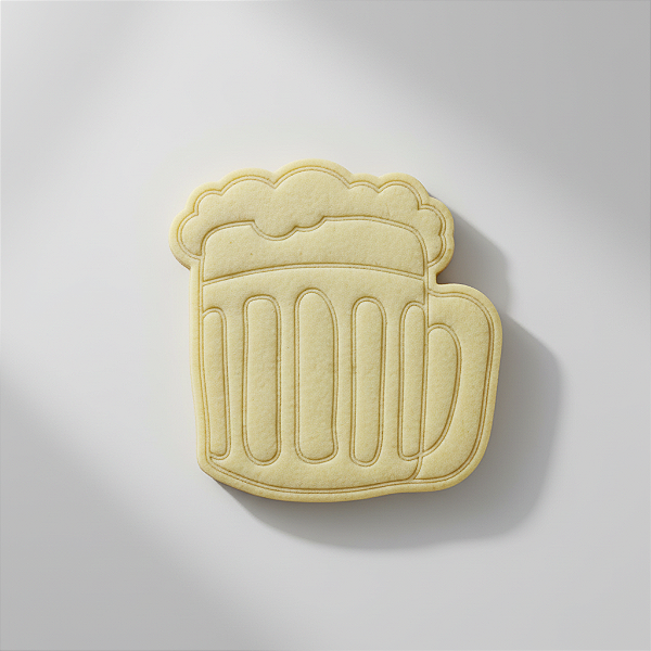 Cortador e Marcador para Biscoito, Pasta Americana, Bolacha, Massa | Chopp e Churrasco | Caneca de Chopp