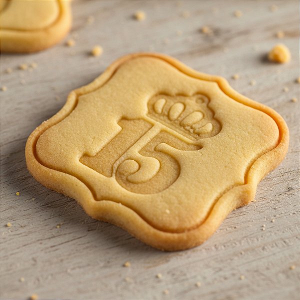 Cortador e Marcador para Biscoito, Pasta Americana, Bolacha, Massa | 15 anos