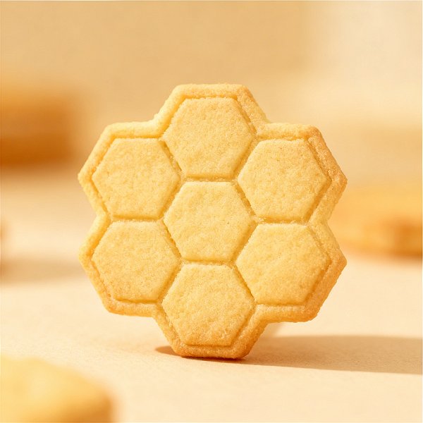 Cortador e Marcador para Biscoito, Pasta Americana, Bolacha, Massa | Favo de Mel