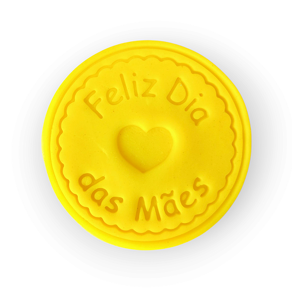Cortador + Carimbo de Biscoitos e Pasta Americana | Feliz Dia das Mães