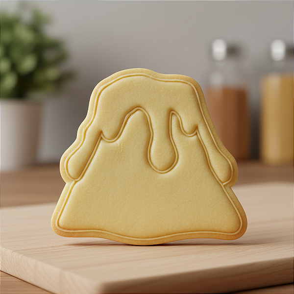 Cortador e Marcador para Biscoito, Pasta Americana, Bolacha, Massa | Vulcão