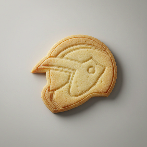 Cortador e Marcador para Biscoito, Pasta Americana, Bolacha, Massa | Corrida | Capacete