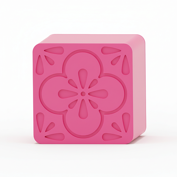 Modelador e Ejetor Para Modelar Doces, Massas e Brigadeiros | Azulejo Português Arabesco Grécia MODELO 1 - Baixo Relevo