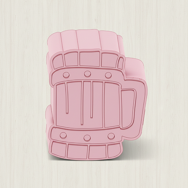 Modelador e Ejetor Para Modelar Doces, Massas e Brigadeiros | Chopp e Churrasco | Caneca de Chopp de Madeira