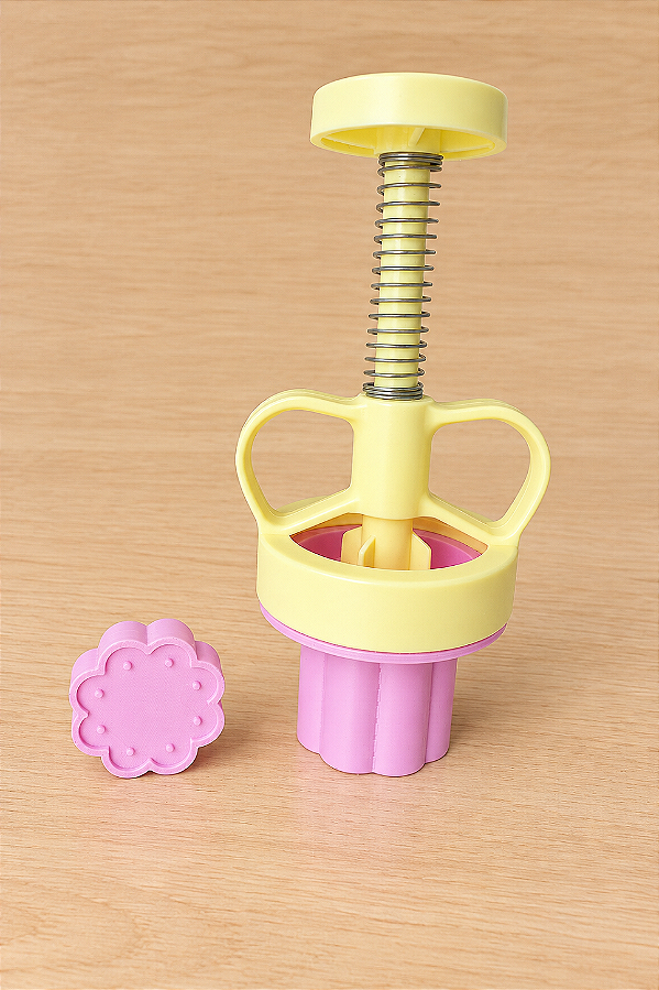 Modelador e Ejetor de Brigadeiro Compatível Base Ejetor Max BlueStar | Escalope Circular COM Furo