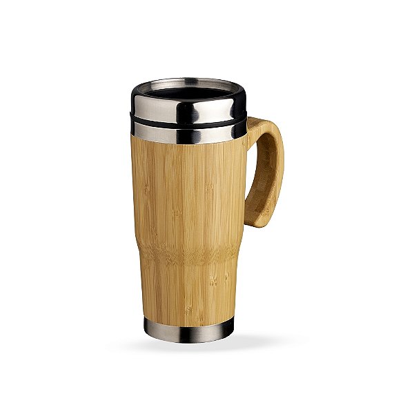 Caneca Bambu 500ml - Mínimo 30 unidades