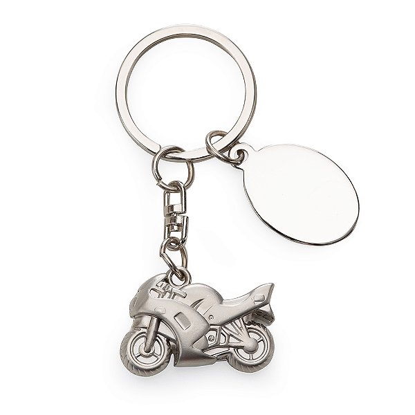 Chaveiro Metal Motocicleta - Mínimo 50 unidades