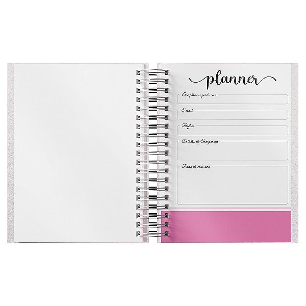 Planner Anual Pet Sublimático - Mínimo 30 unidades