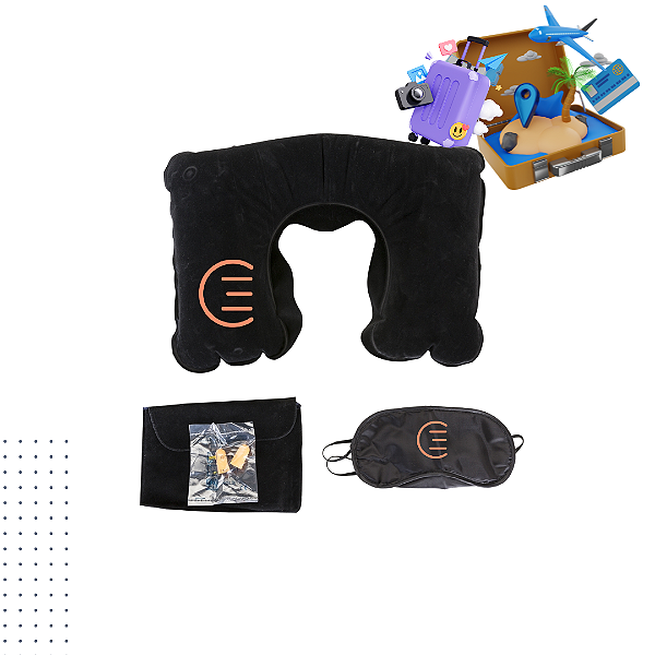 Kit Viagem com 3 Peças - Mínimo 30 unidades