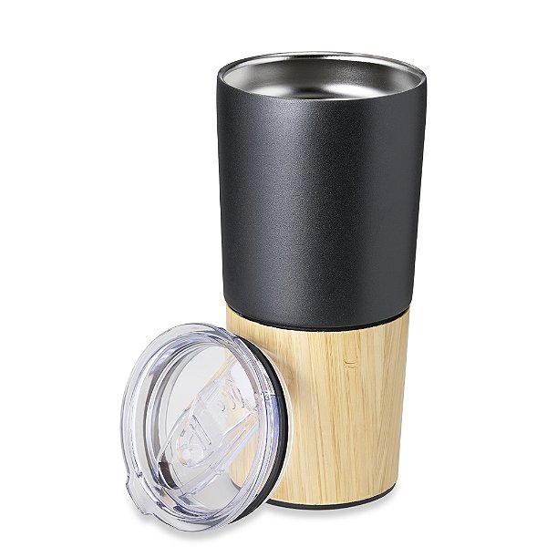 Copo Térmico Bambu 600ml - Mínimo 30 unidades