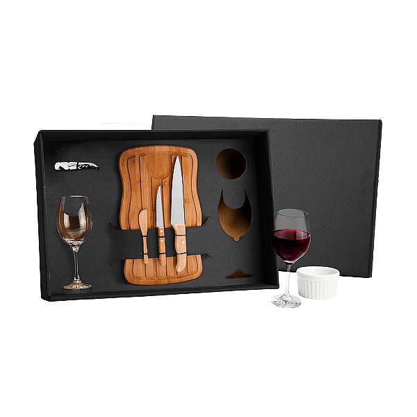 Kit Petisco, Cozinha E Vinho - 8 Pçs