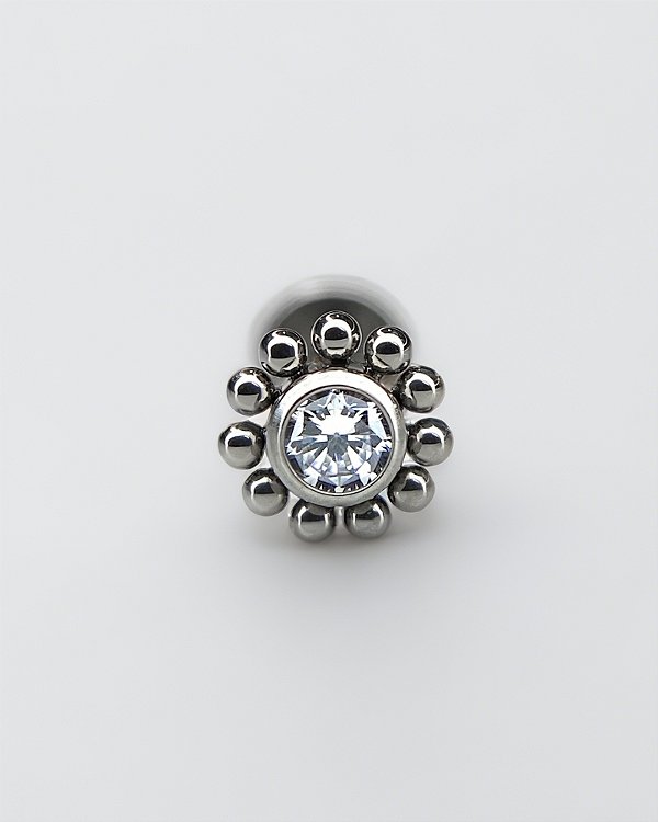 Piercing Labret Mini Sol - Titânio
