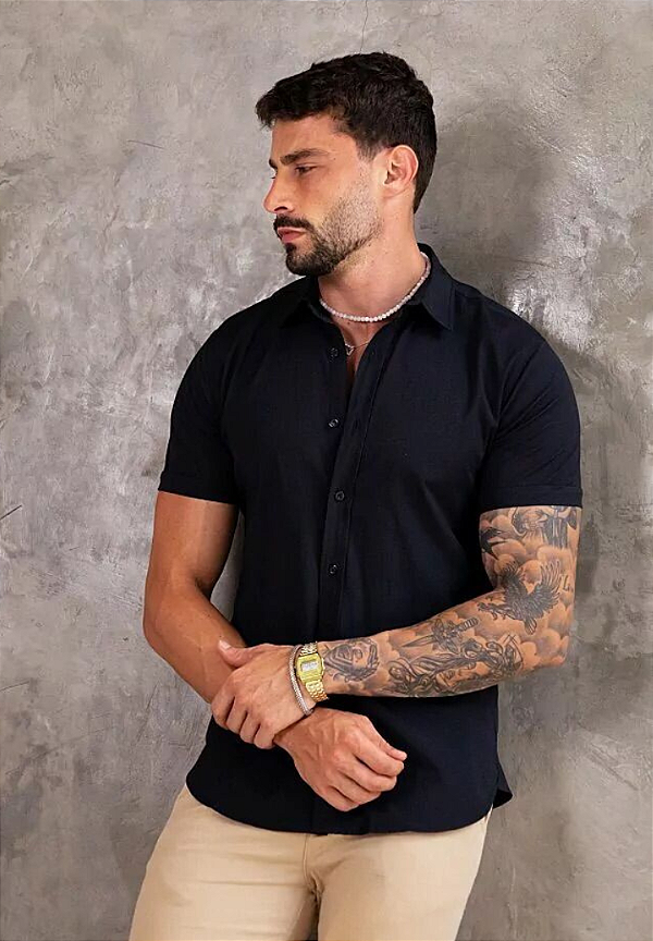 Camisa Oliver Preto