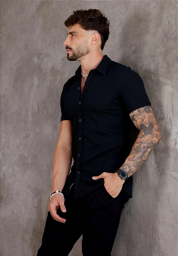 Camisa Zanzibar Preta