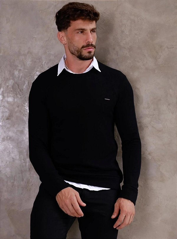 Suéter Basic Preto
