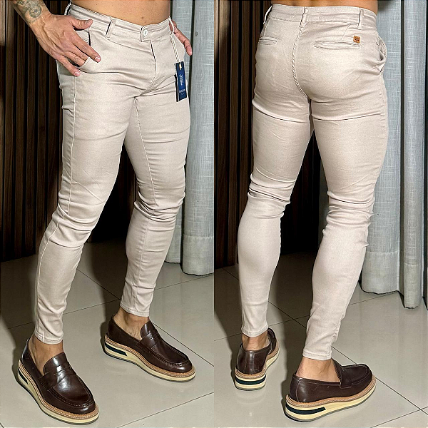 Calça Alfaiataria Cós Italiano Nude