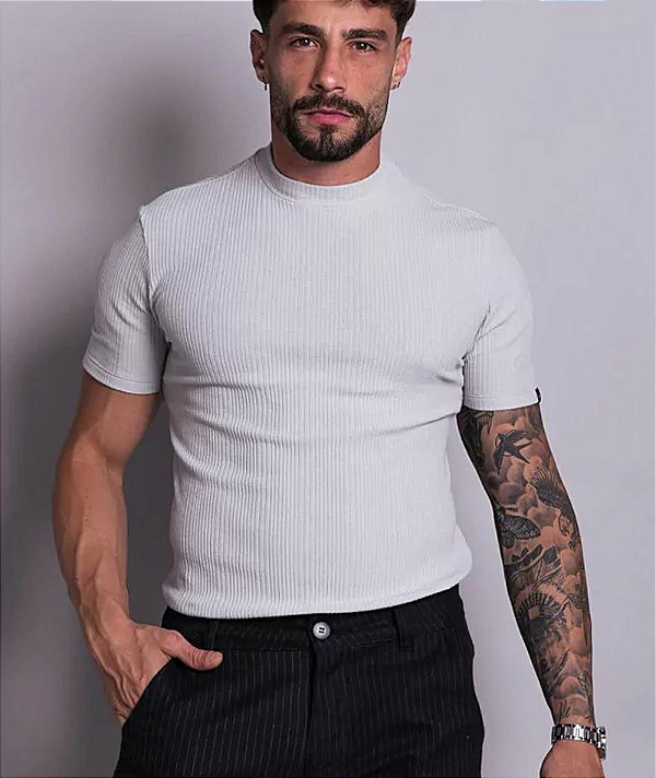 Camiseta Beirute Cinza Claro